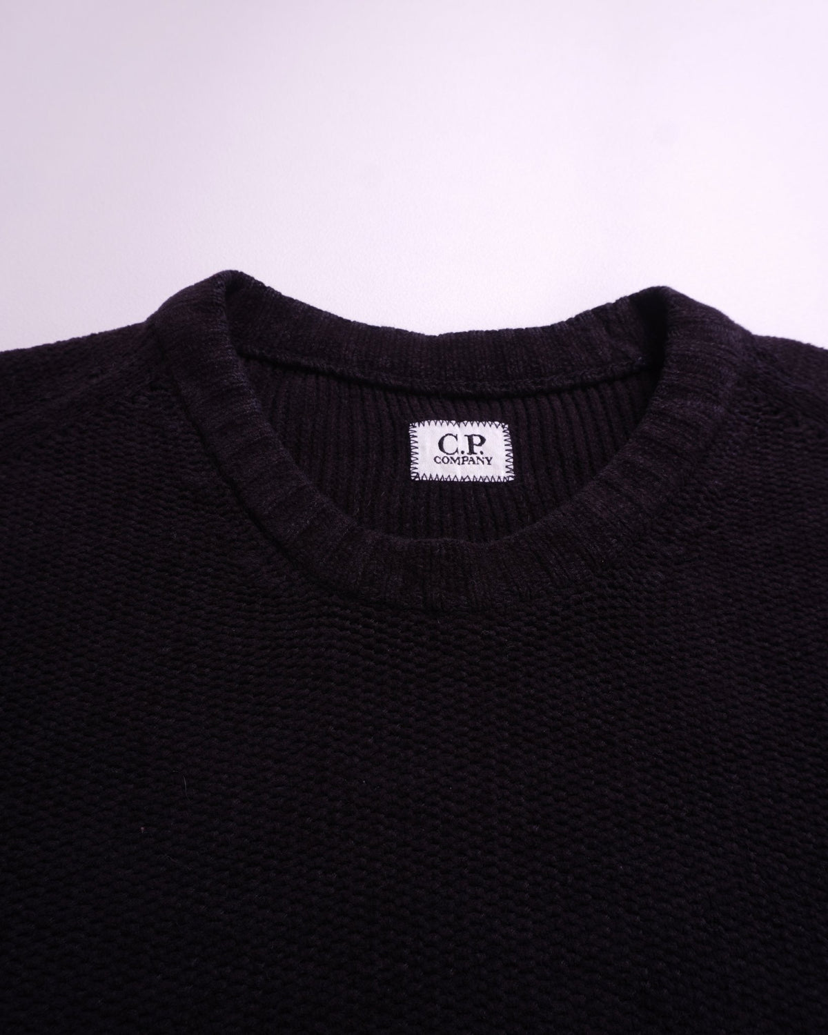 C.P. Company Black Crewneck Sweater - XL