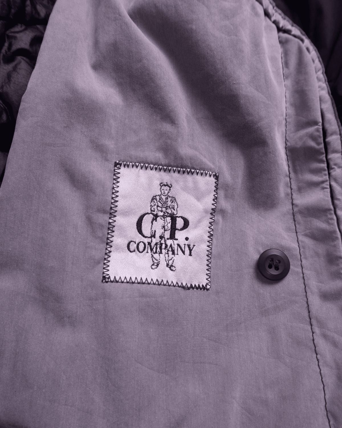 C.P. Company Black Parka Coat - L