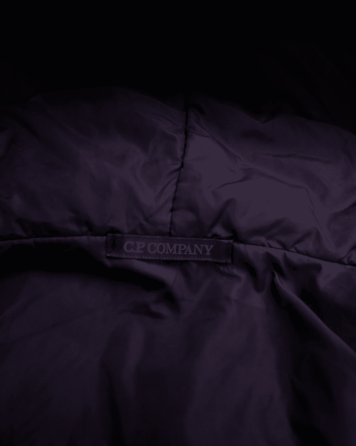 C.P. Company Black Parka Coat - L