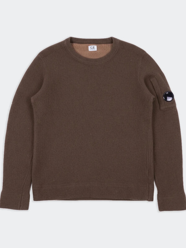 C.P. Company Brown Wool Crewneck Sweater - S