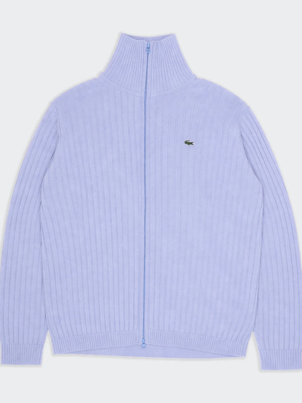 Lacoste Blue Full-zip Jumper - L