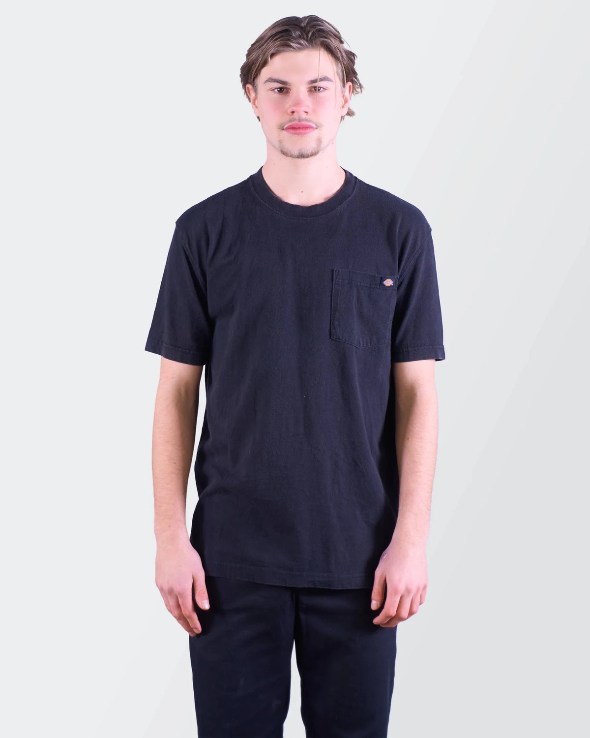 Dickies Black Cotton Pocket T-Shirt - M