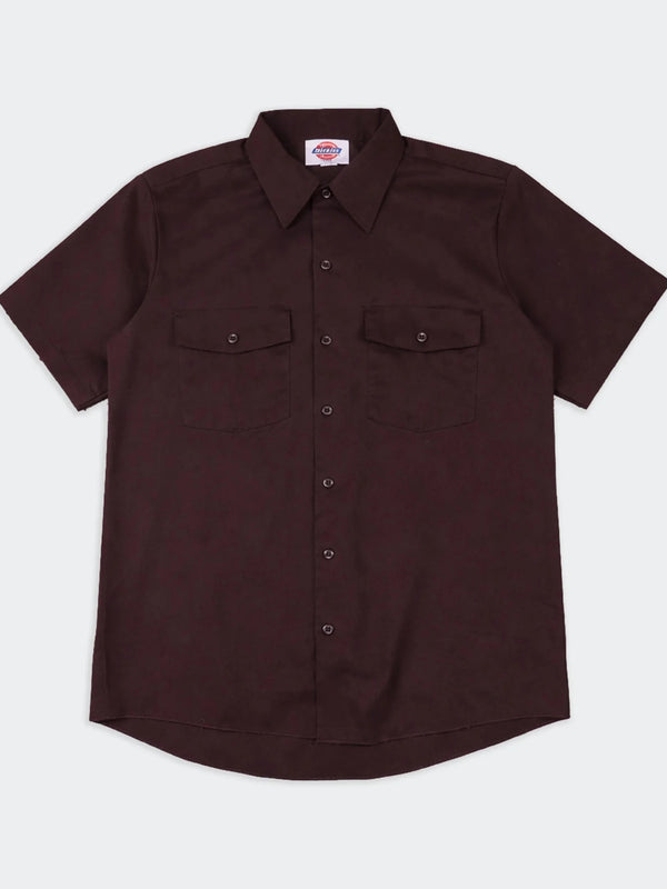 Dickies Brown Button - Up Shirt - L