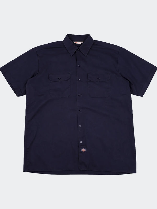Dickies Short - sleeve Button - Up Shirt - L