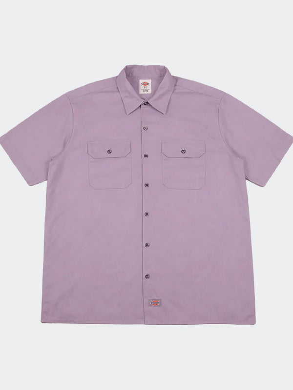 Dickies Short - sleeve Button - Up Shirt - L