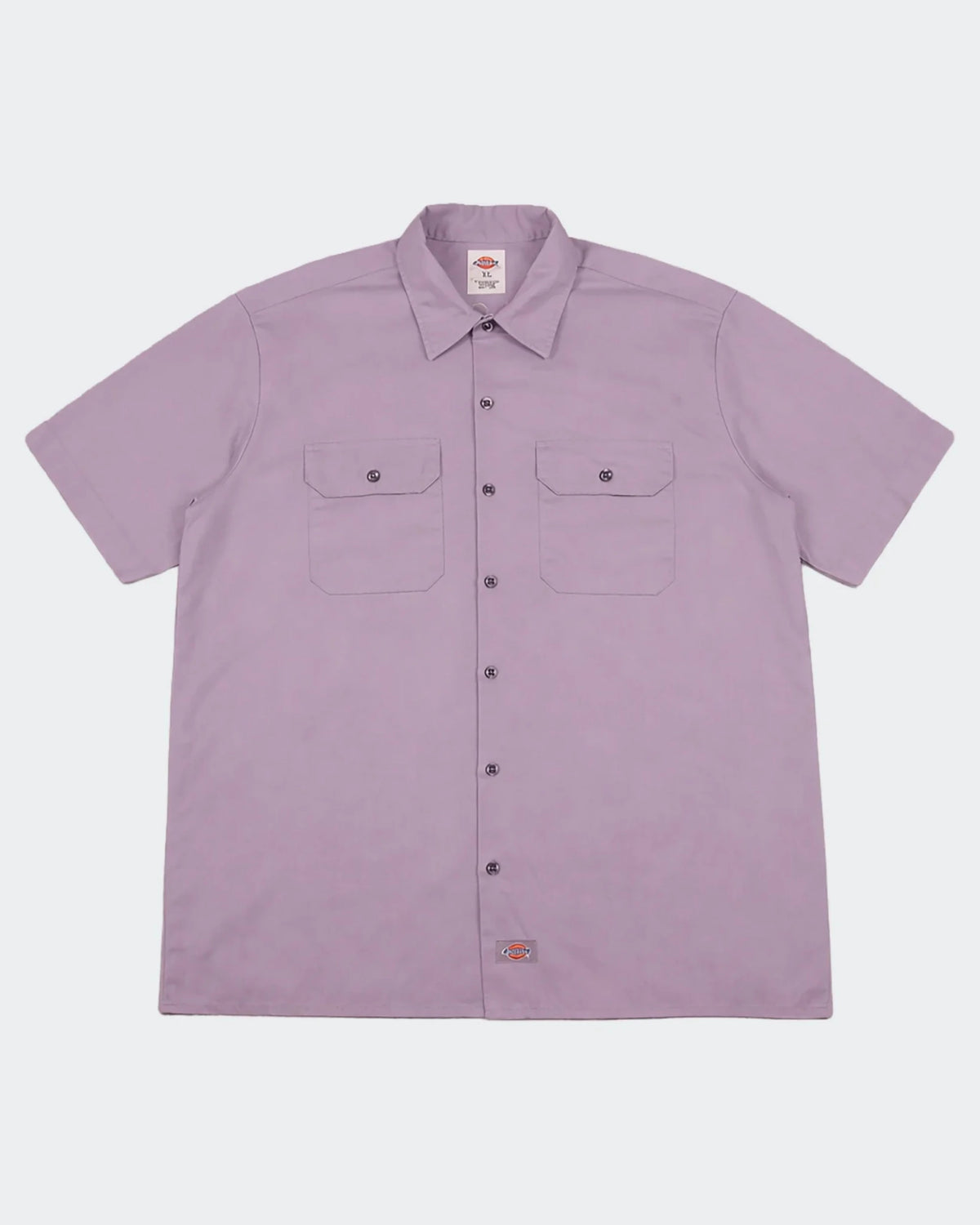 Dickies Short - sleeve Button - Up Shirt - L