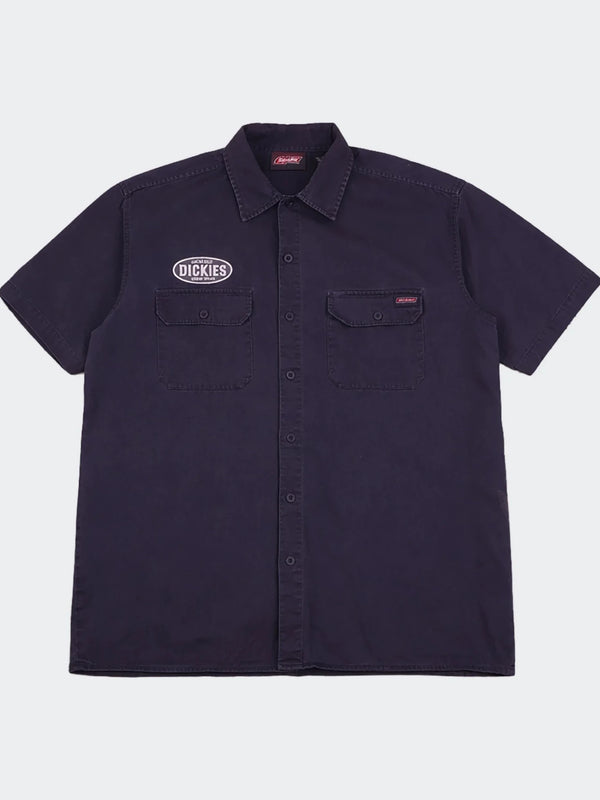 Dickies Short - sleeve Button - Up Shirt - M