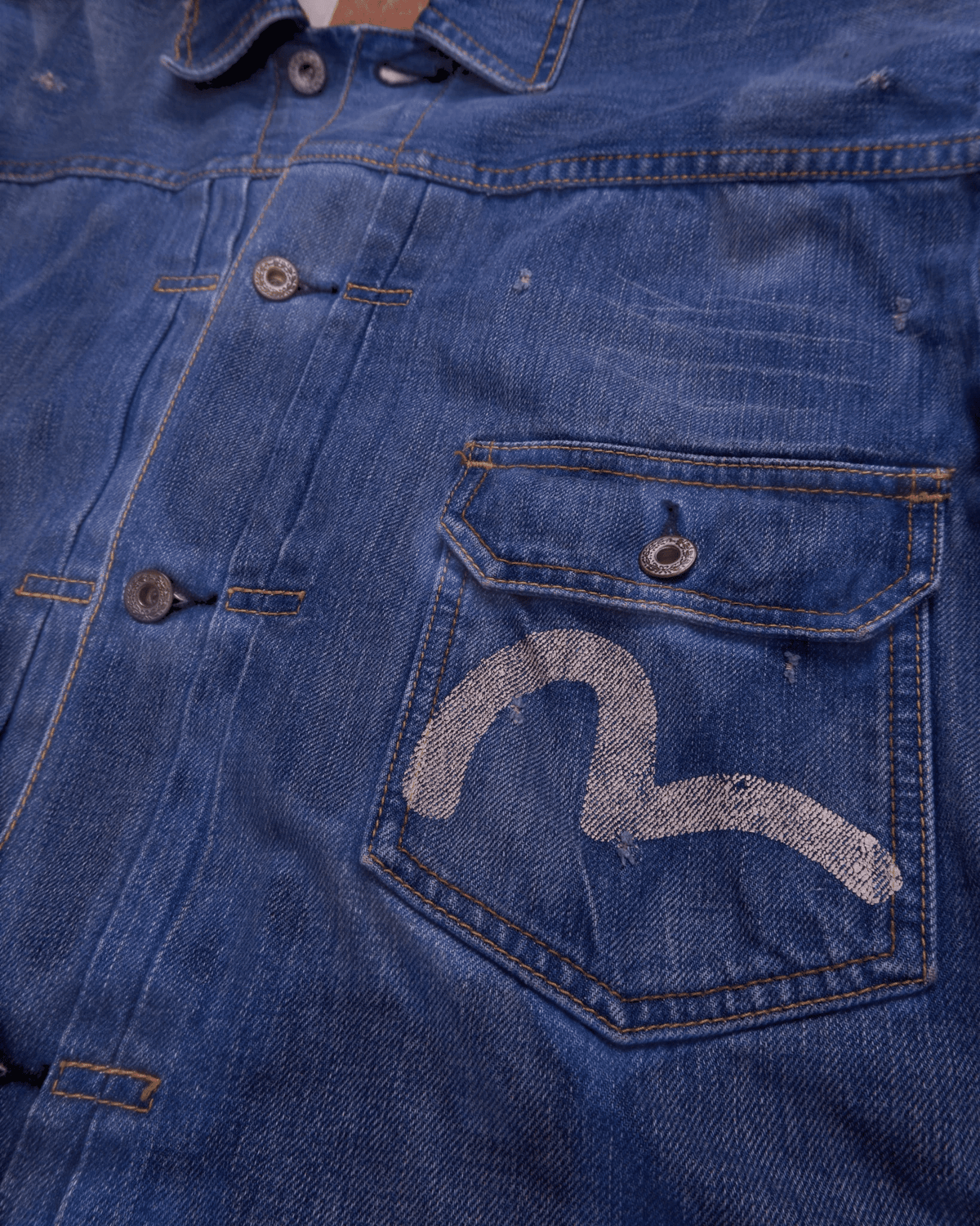 Evisu Blue Jacket - XL