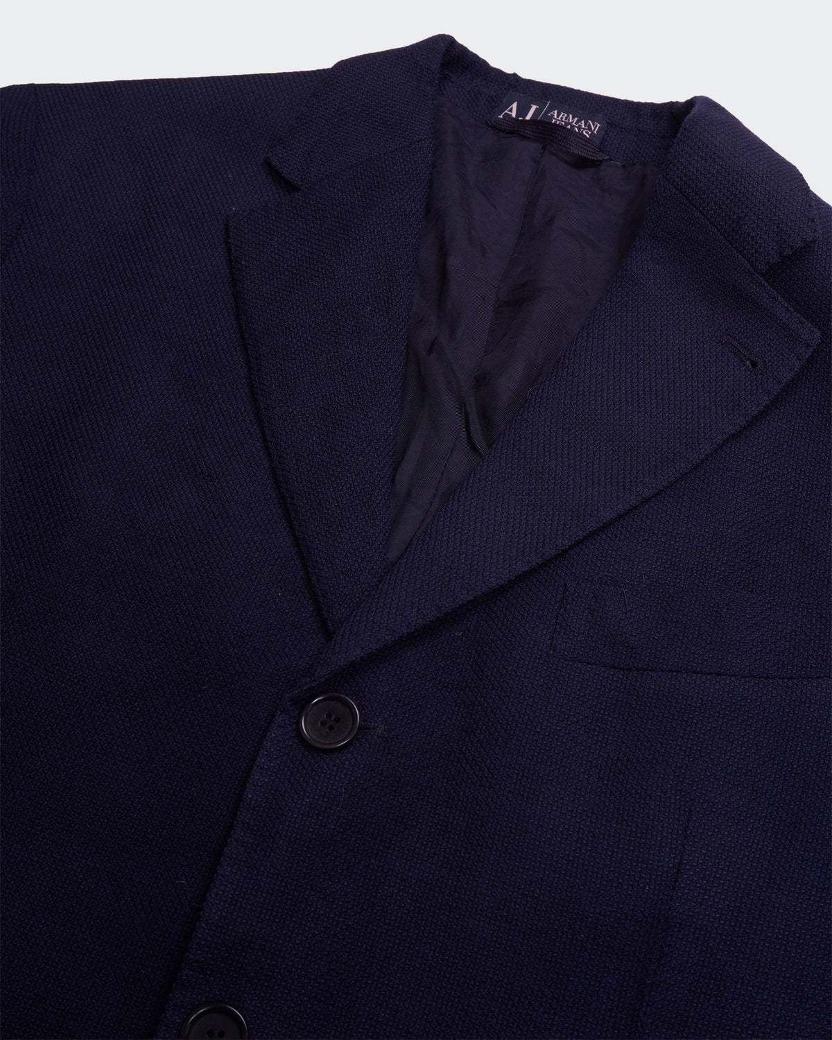 Armani Navy Single-breasted Blazer - L