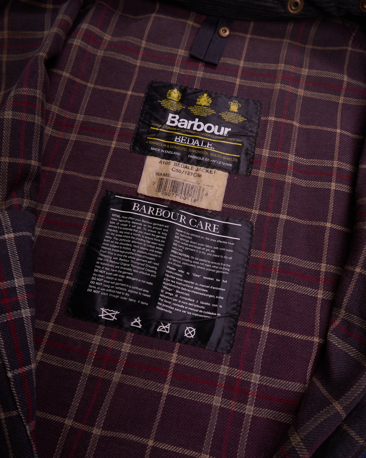 Barbour Black Jacket - XXL