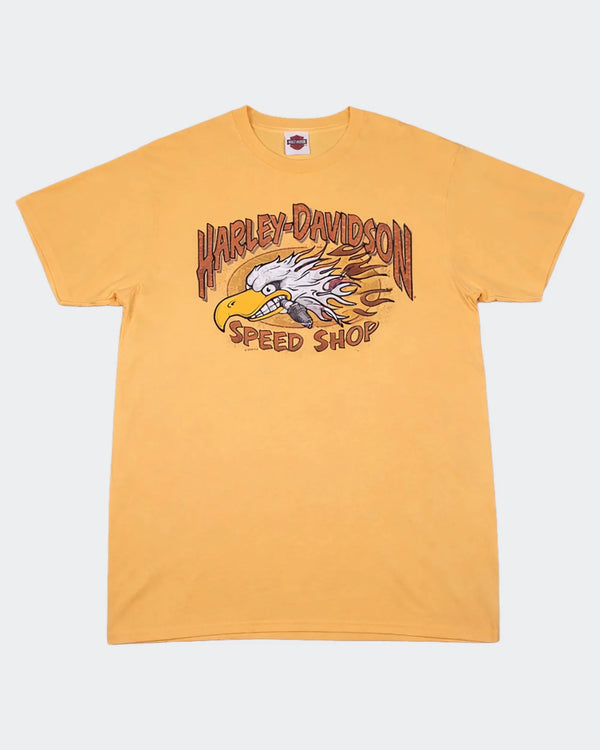 Harley - davidson Yellow T-shirt L