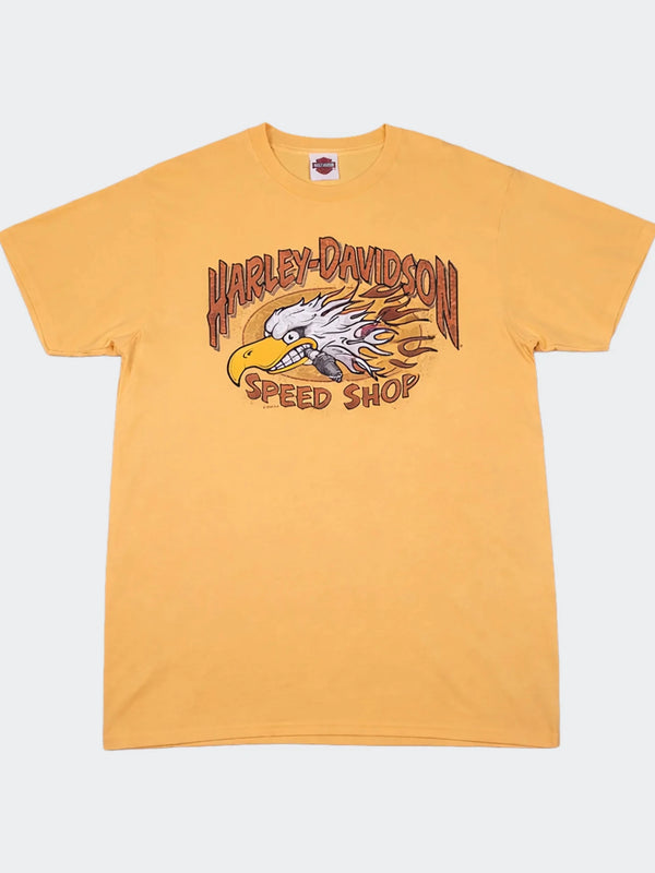 Harley - davidson Yellow T-shirt L
