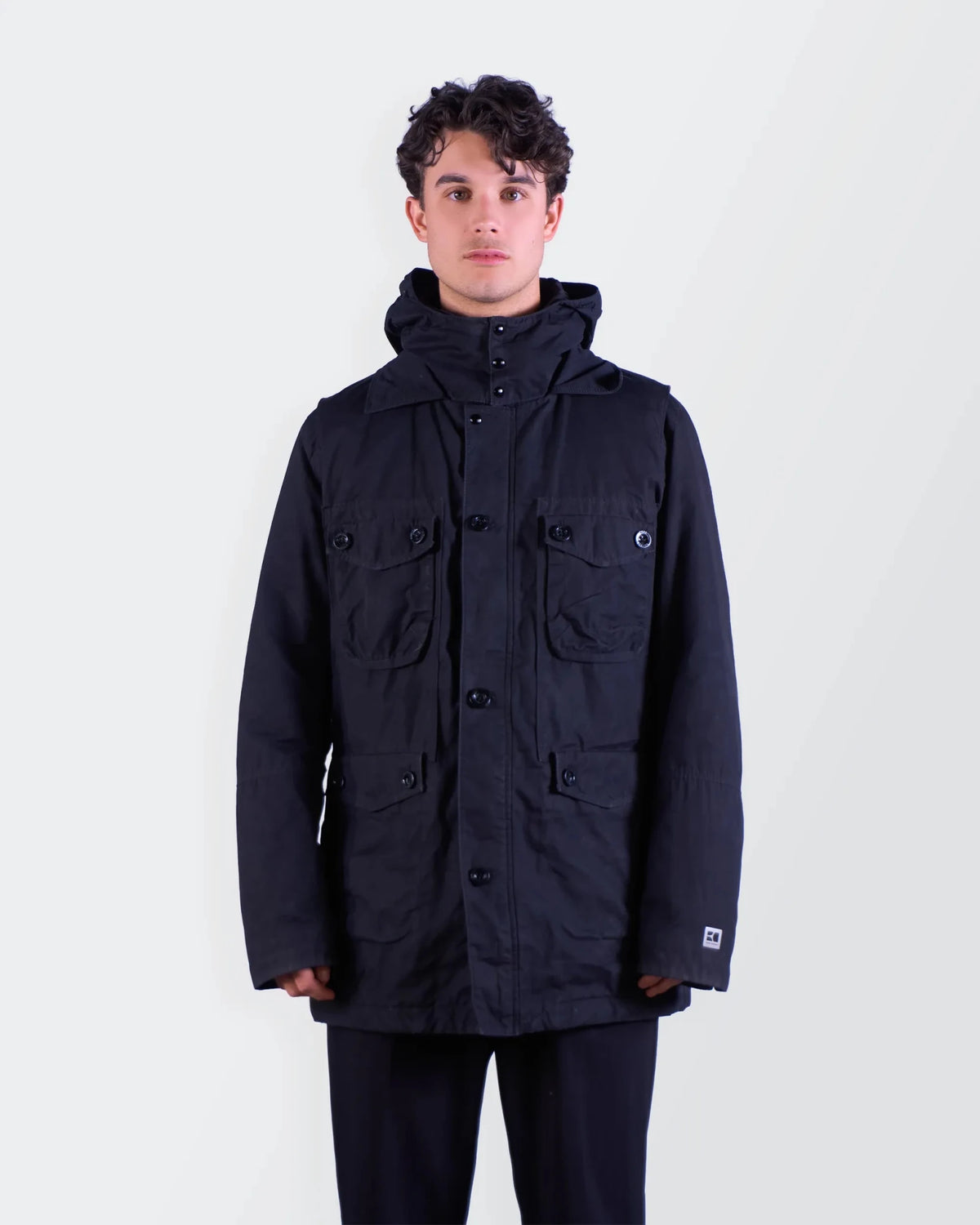 Hugo Boss Orange Navy Parka Jacket L