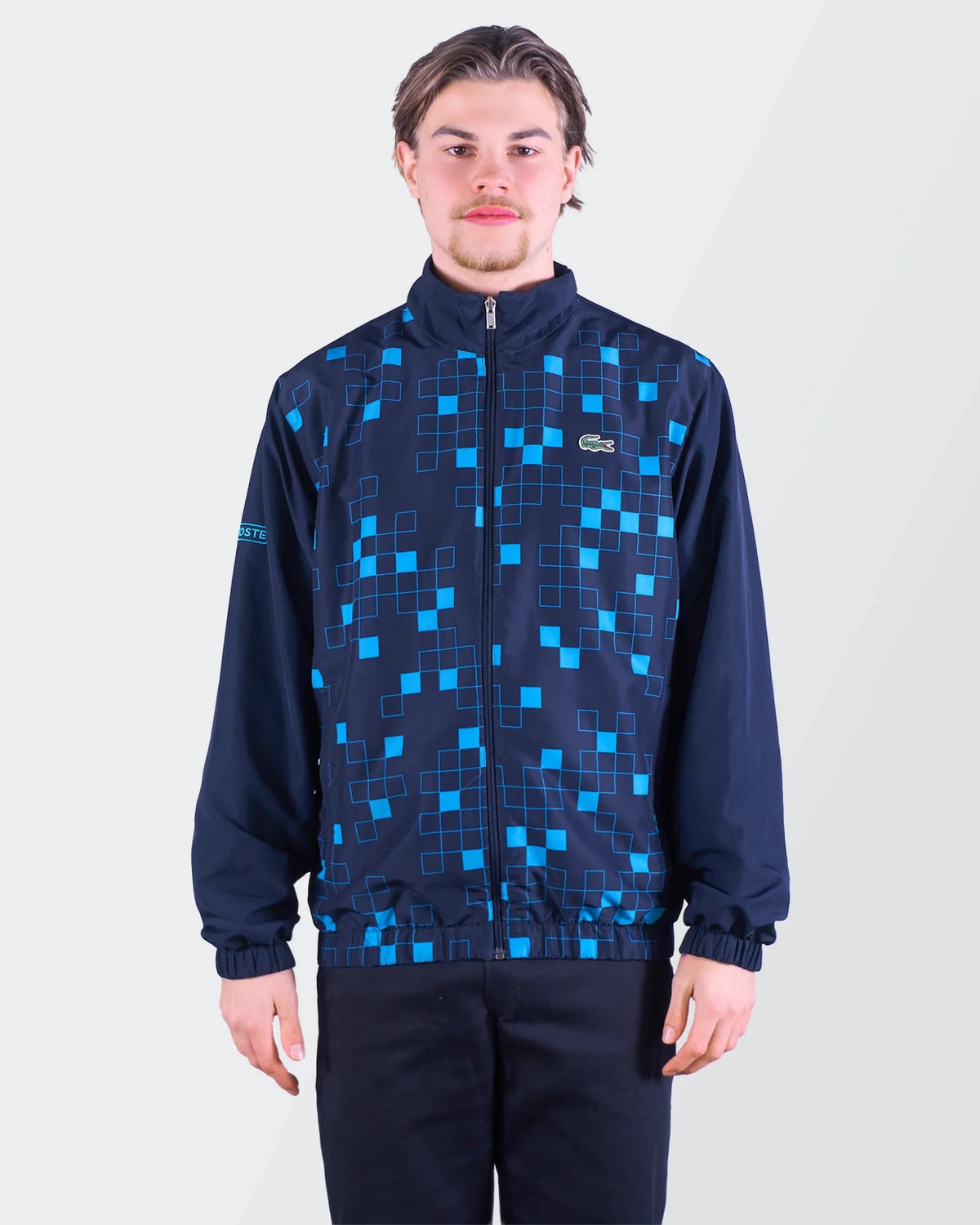 Lacoste Blue Windbreaker Jacket M