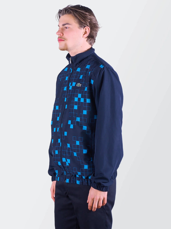 Lacoste Blue Windbreaker Jacket M