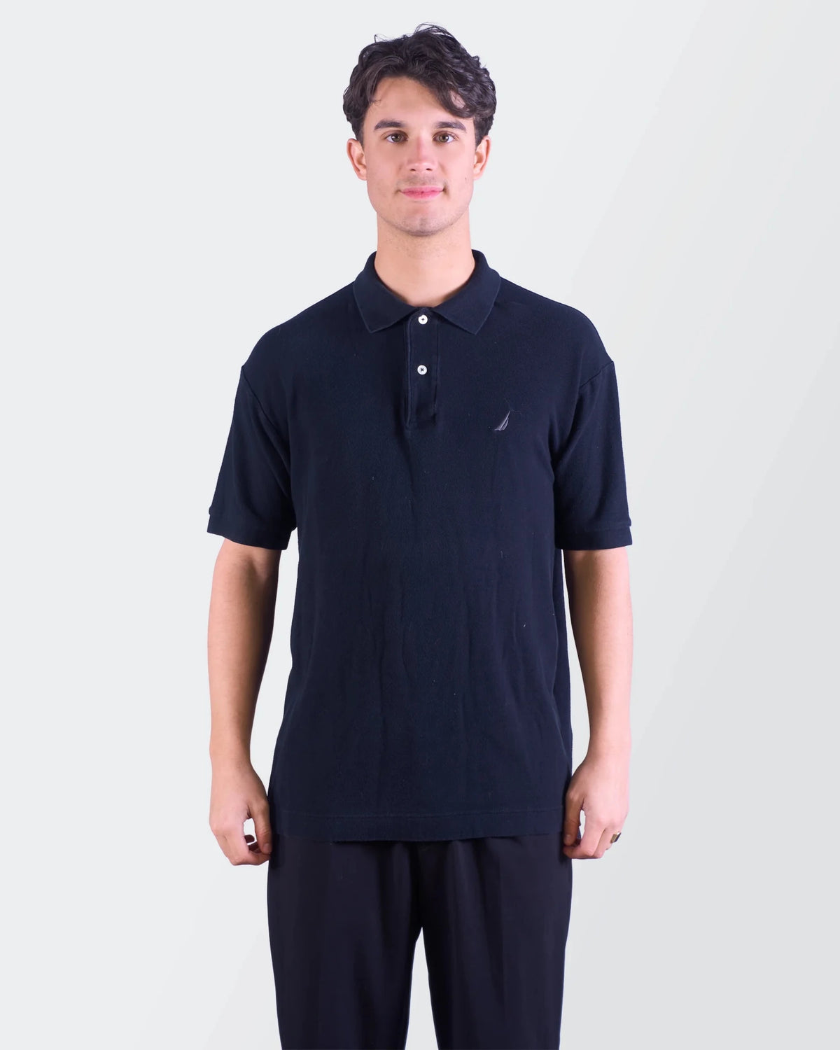 Nautica Navy Polo Shirt L