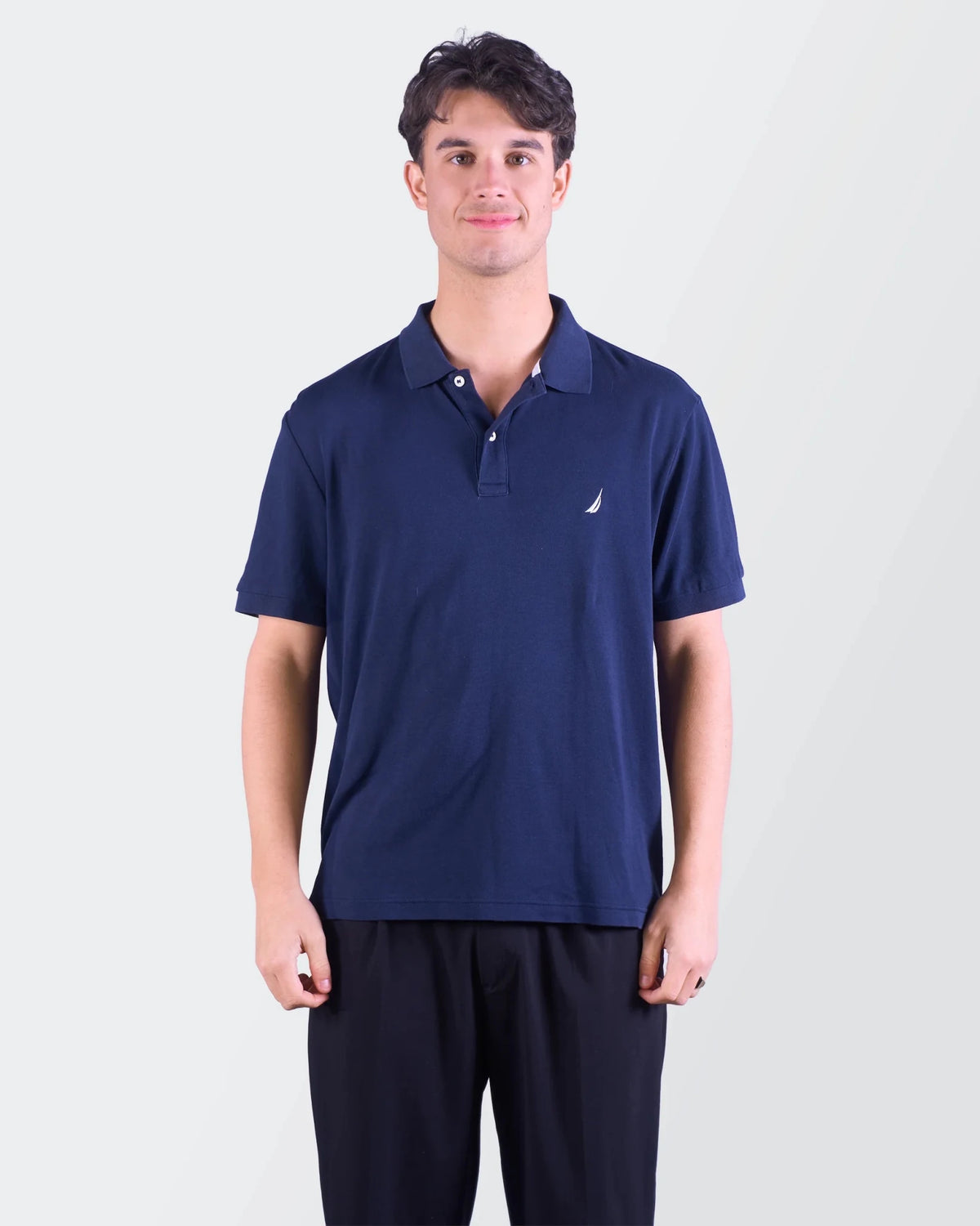 Nautica Navy Polo Shirt M