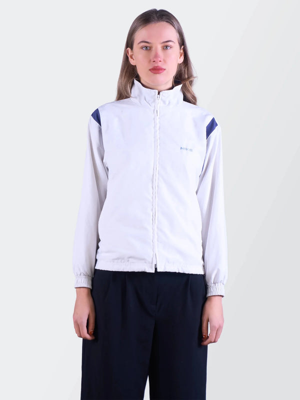 Nike White Track Jacket XS