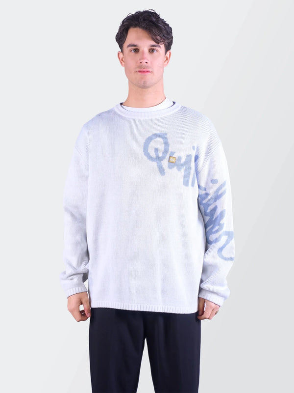 Quicksilver White Sweater L