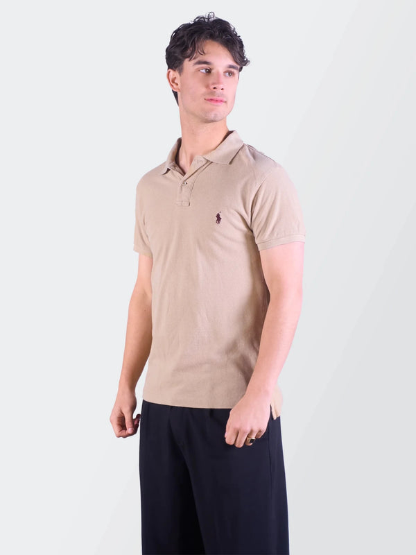 Ralph Lauren Beige Polo Shirt S