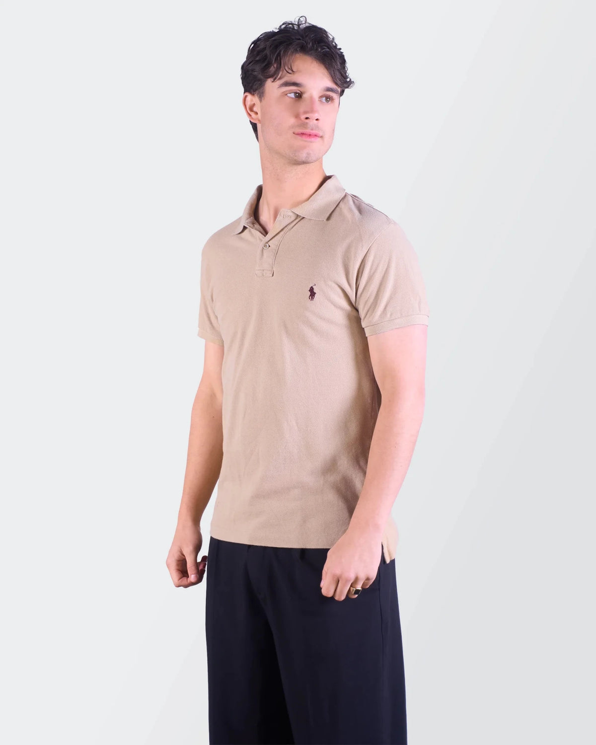 Ralph Lauren Beige Polo Shirt S