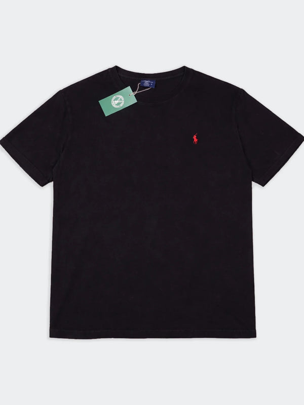 Ralph Lauren Black Cotton T-Shirt - M