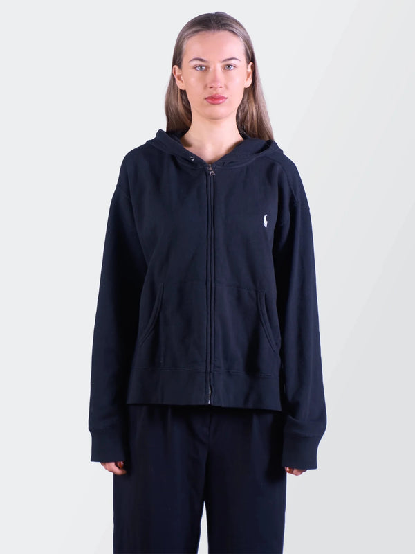 Ralph Lauren Black Full - Zip Hoodie M