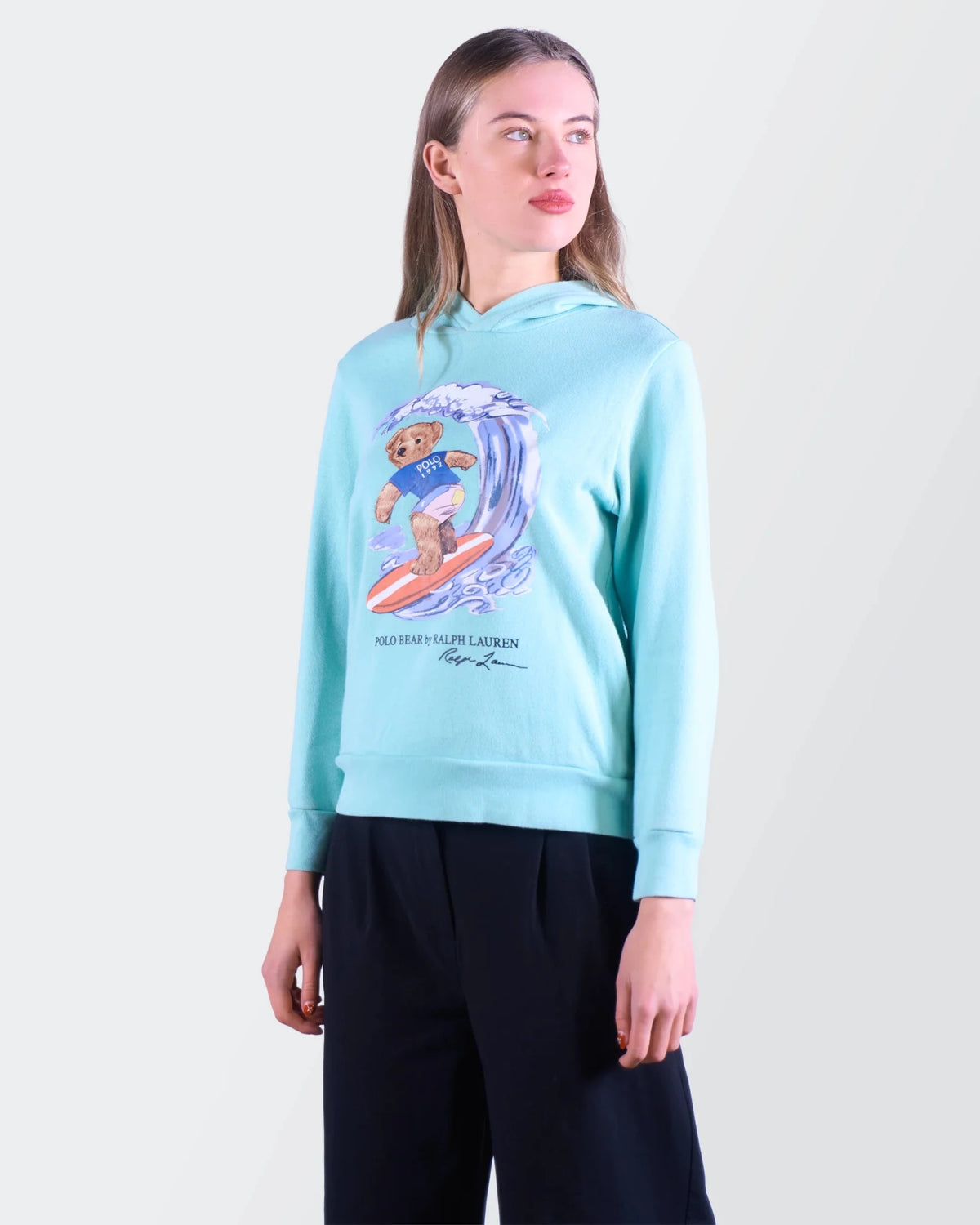 Ralph Lauren Blue Cotton Hoodie - XS