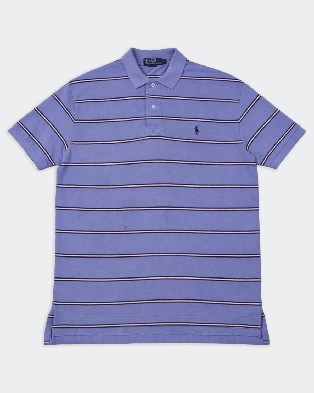 Ralph Lauren Blue Cotton Short Sleeve Polo Shirt - XL