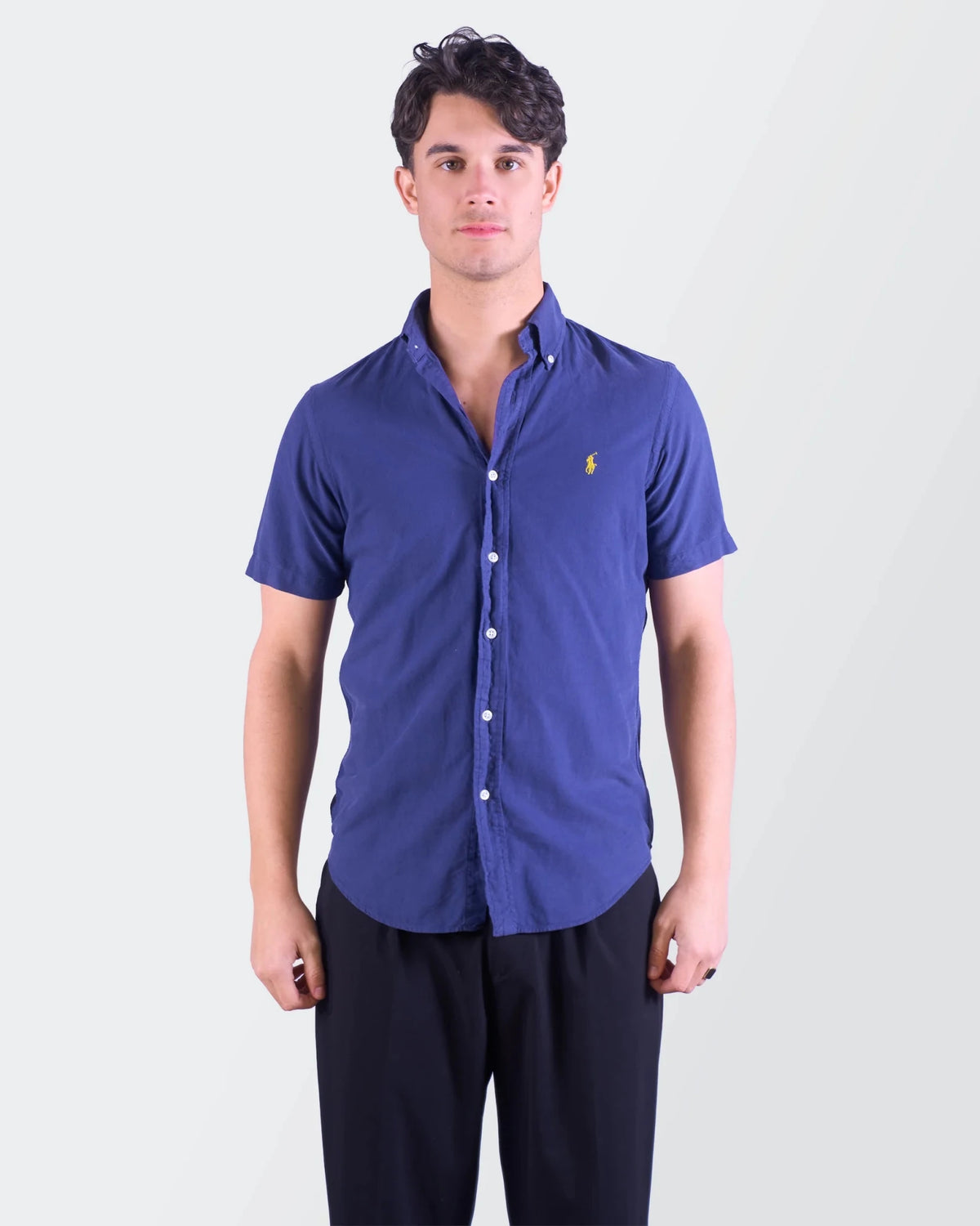 Ralph Lauren Blue Short - sleeve Shirt S