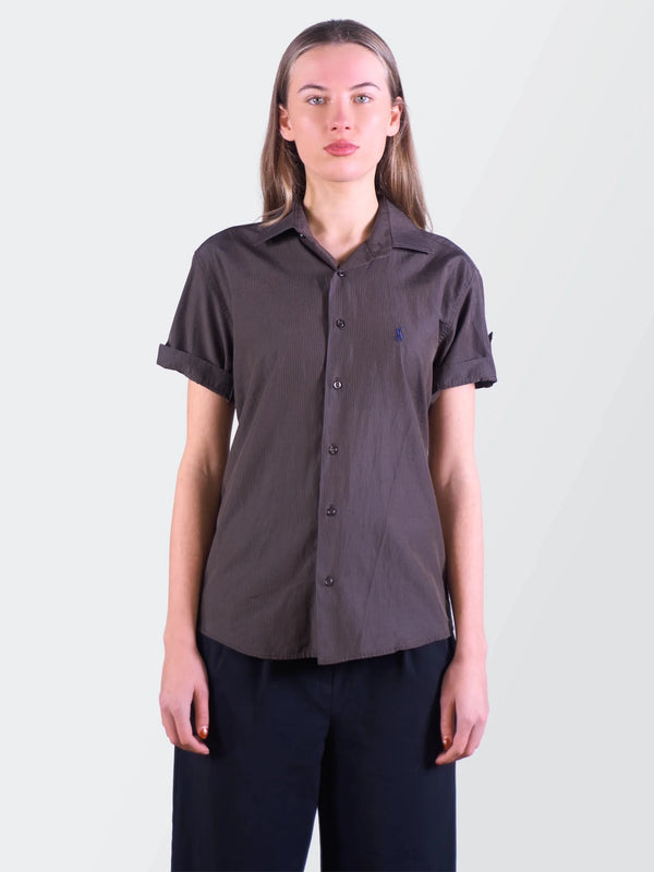 Ralph Lauren Brown Short - sleeve Shirt XS