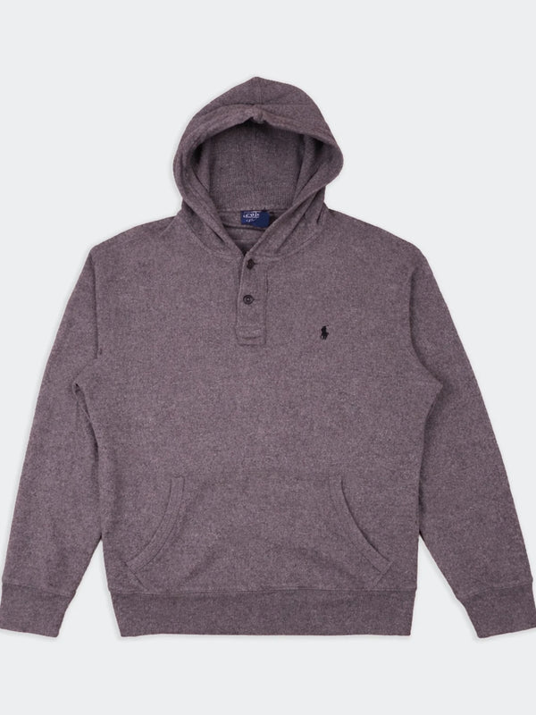 Ralph Lauren Grey Cotton Hoodie - L