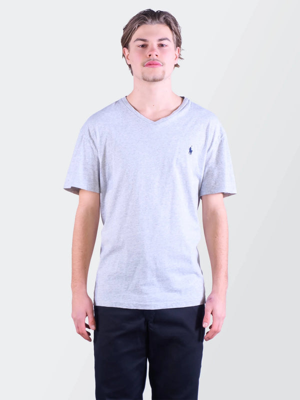Ralph Lauren Grey Cotton T-Shirt - S