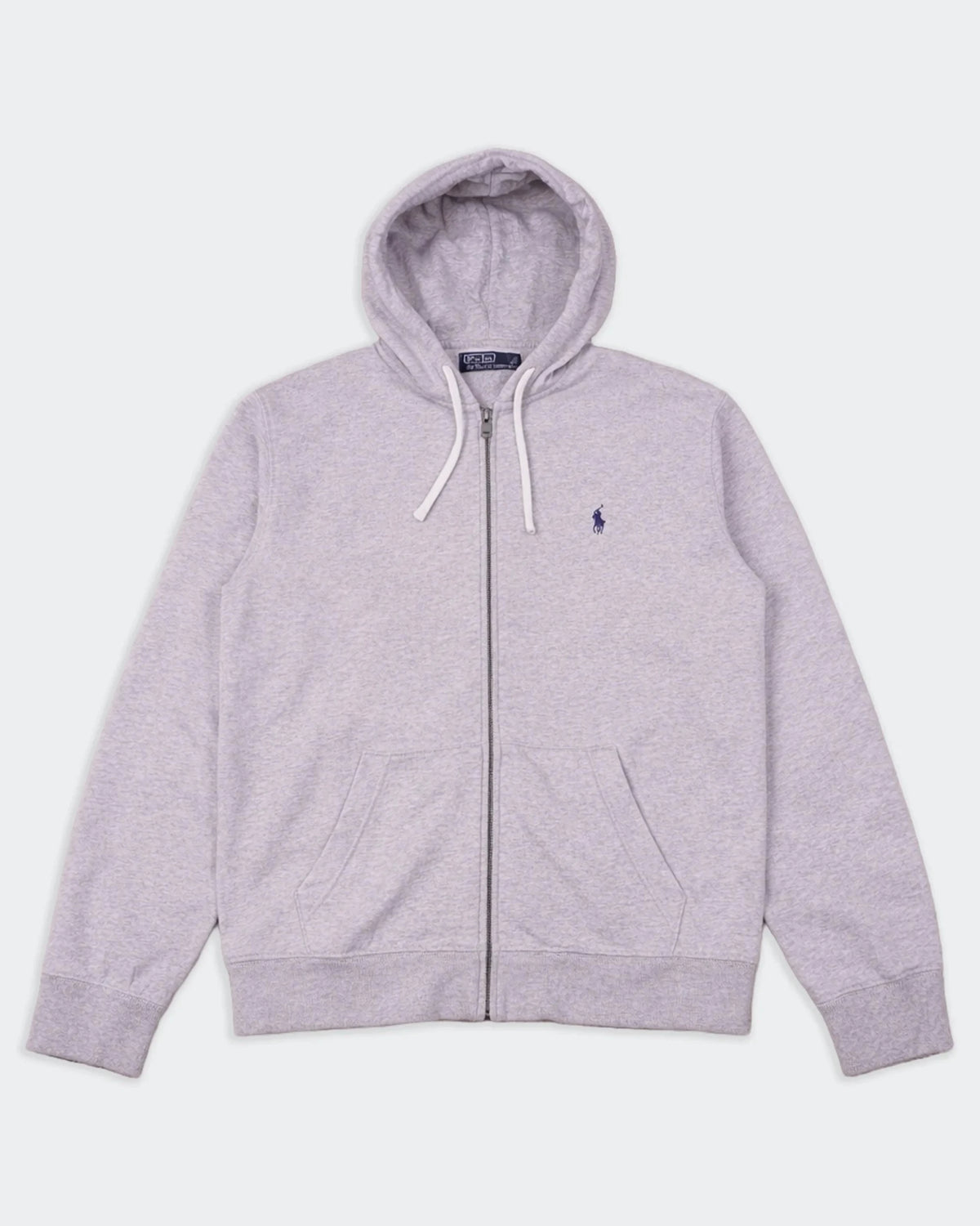 Ralph Lauren Grey Full - Zip Hoodie - L