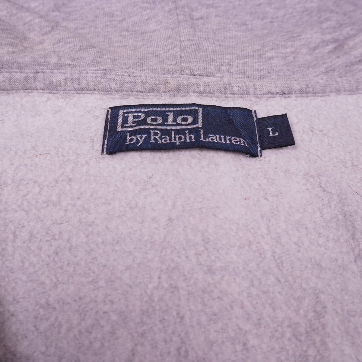 Ralph Lauren Grey Full - Zip Hoodie - L