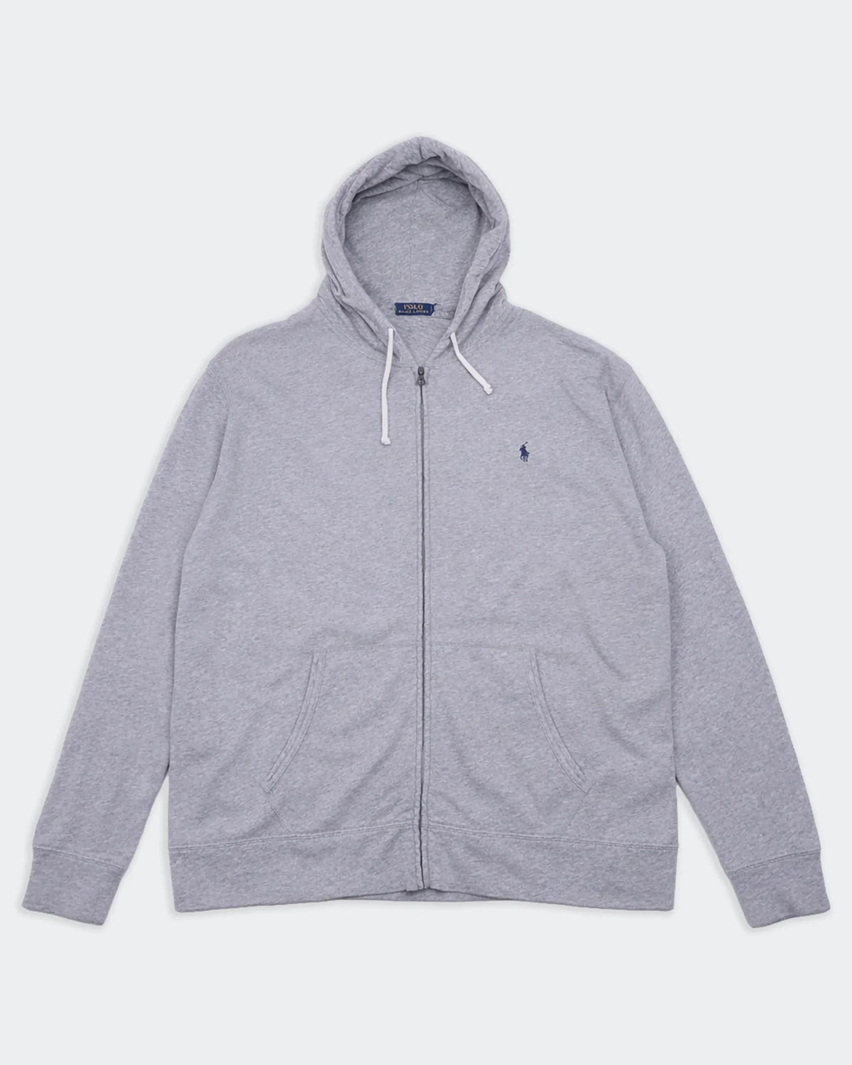 Ralph Lauren Grey Full - Zip Hoodie - XL