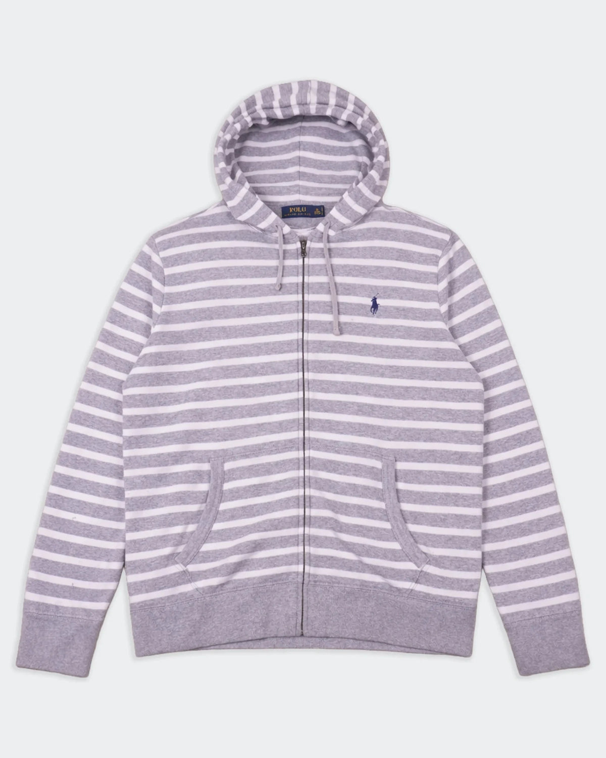 Ralph Lauren Grey Full - Zip Hoodie - XXL