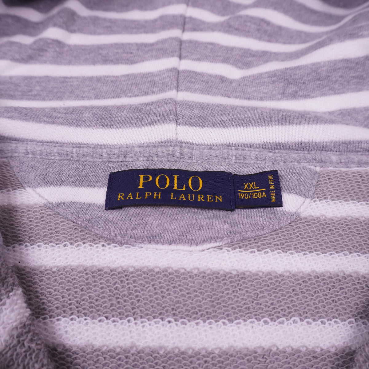 Ralph Lauren Grey Full - Zip Hoodie - XXL