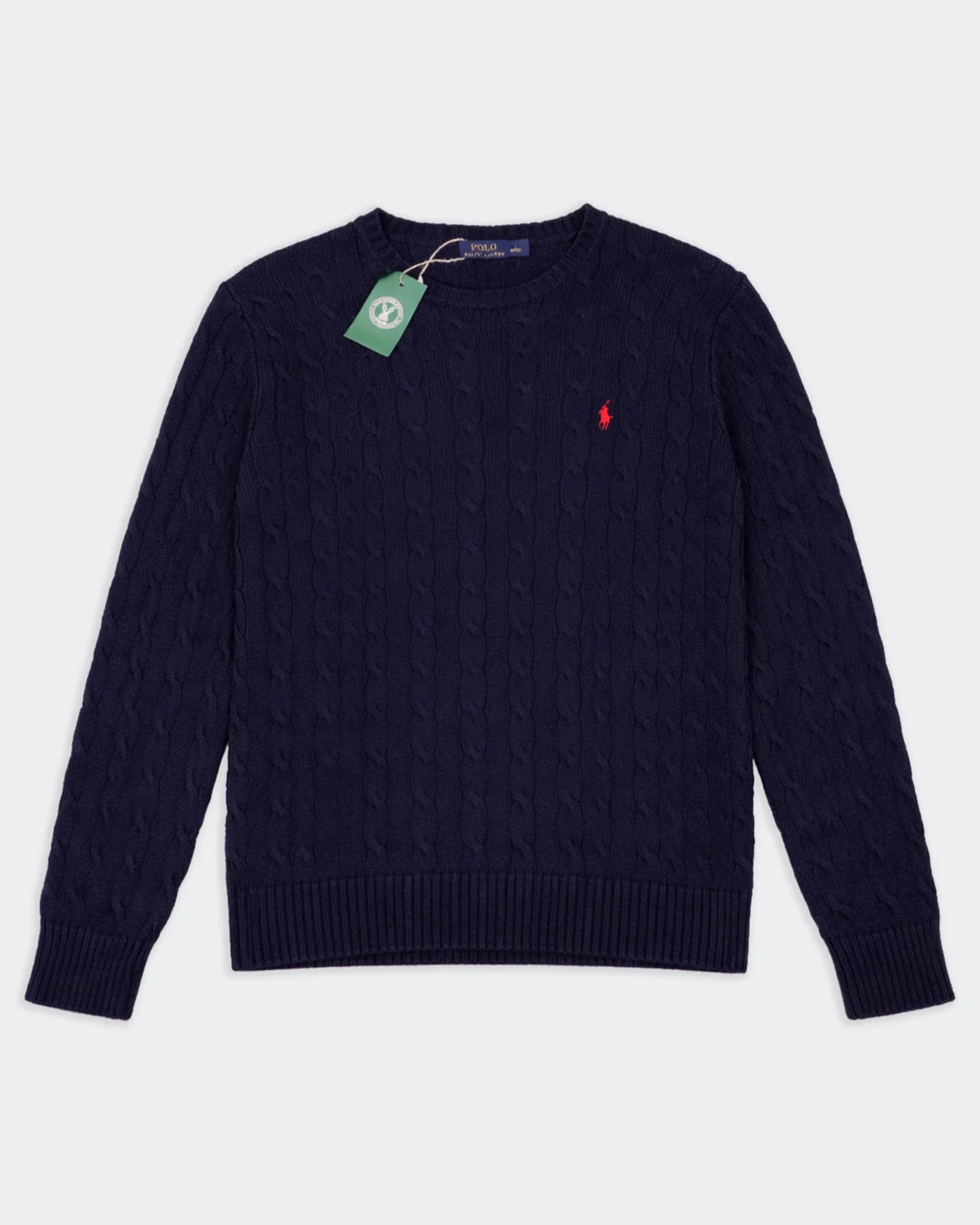 Ralph Lauren Navy Cable - Knit jumper - L