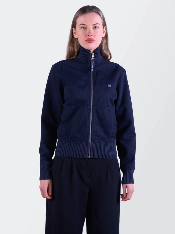 Ralph Lauren Navy Cotton Bomber Jacket - S