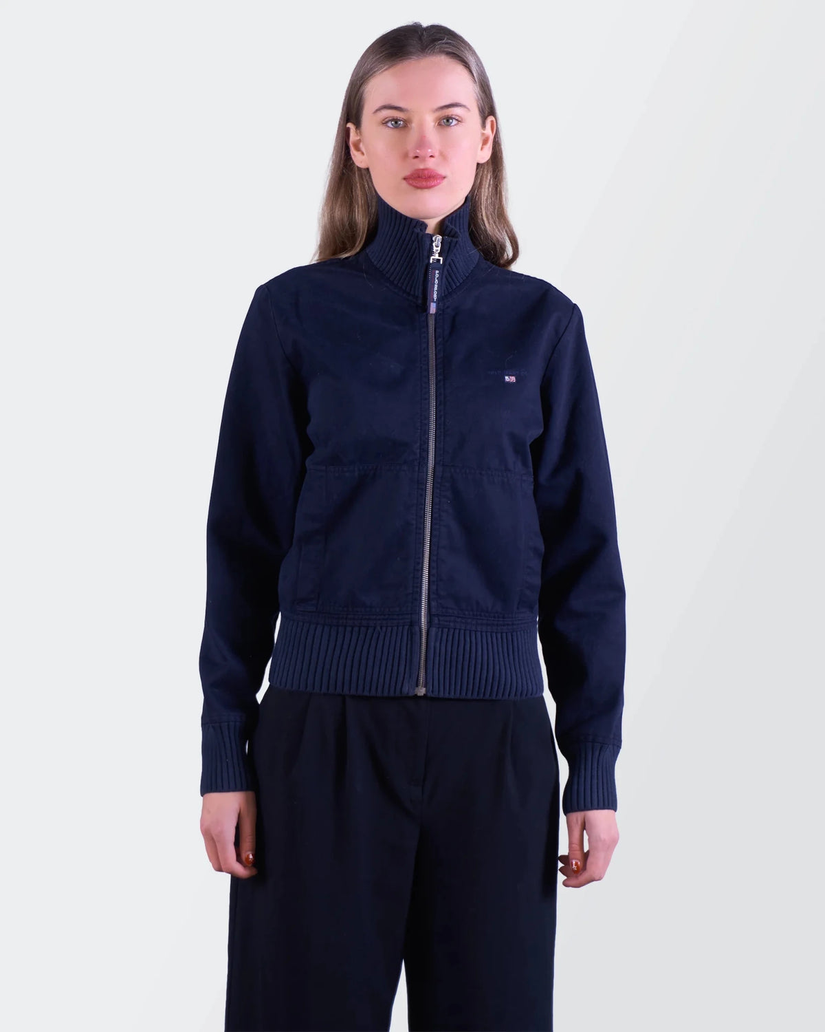 Ralph Lauren Navy Cotton Bomber Jacket - S
