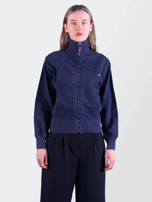Ralph Lauren Navy Cotton Bomber Jacket - S