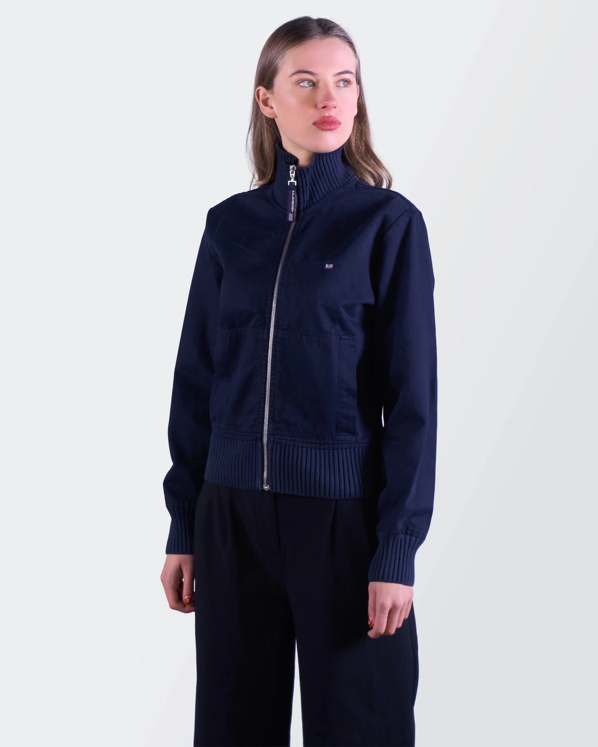 Ralph Lauren Navy Cotton Bomber Jacket - S