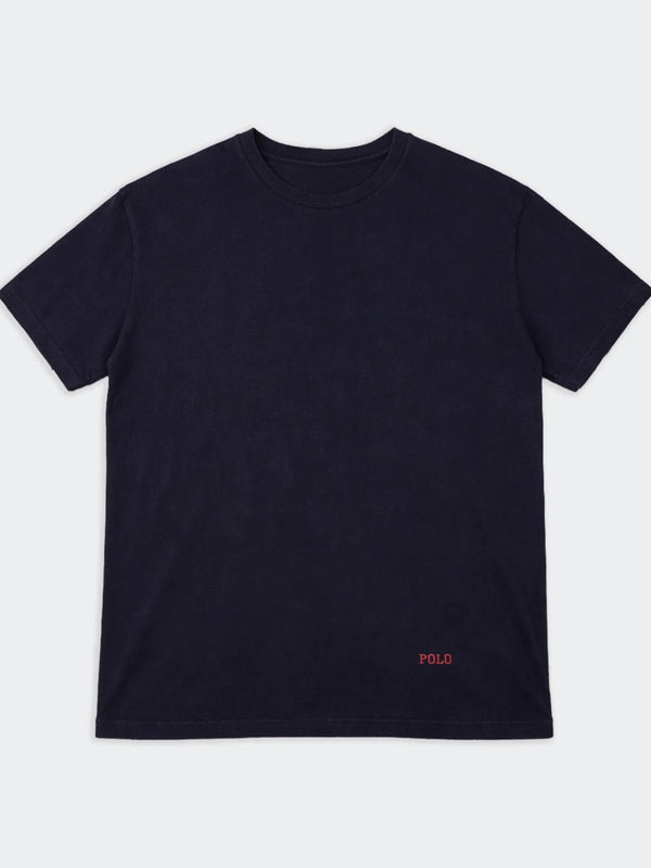 Ralph Lauren Navy Cotton T-Shirt - L