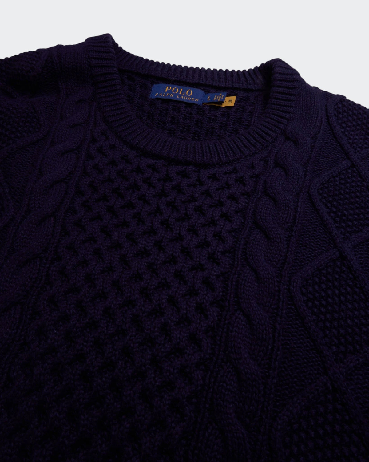 Ralph Lauren Navy Crewneck Jumper - XL