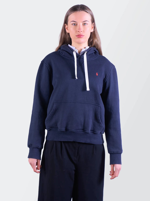 Ralph Lauren Navy Hoodie - S