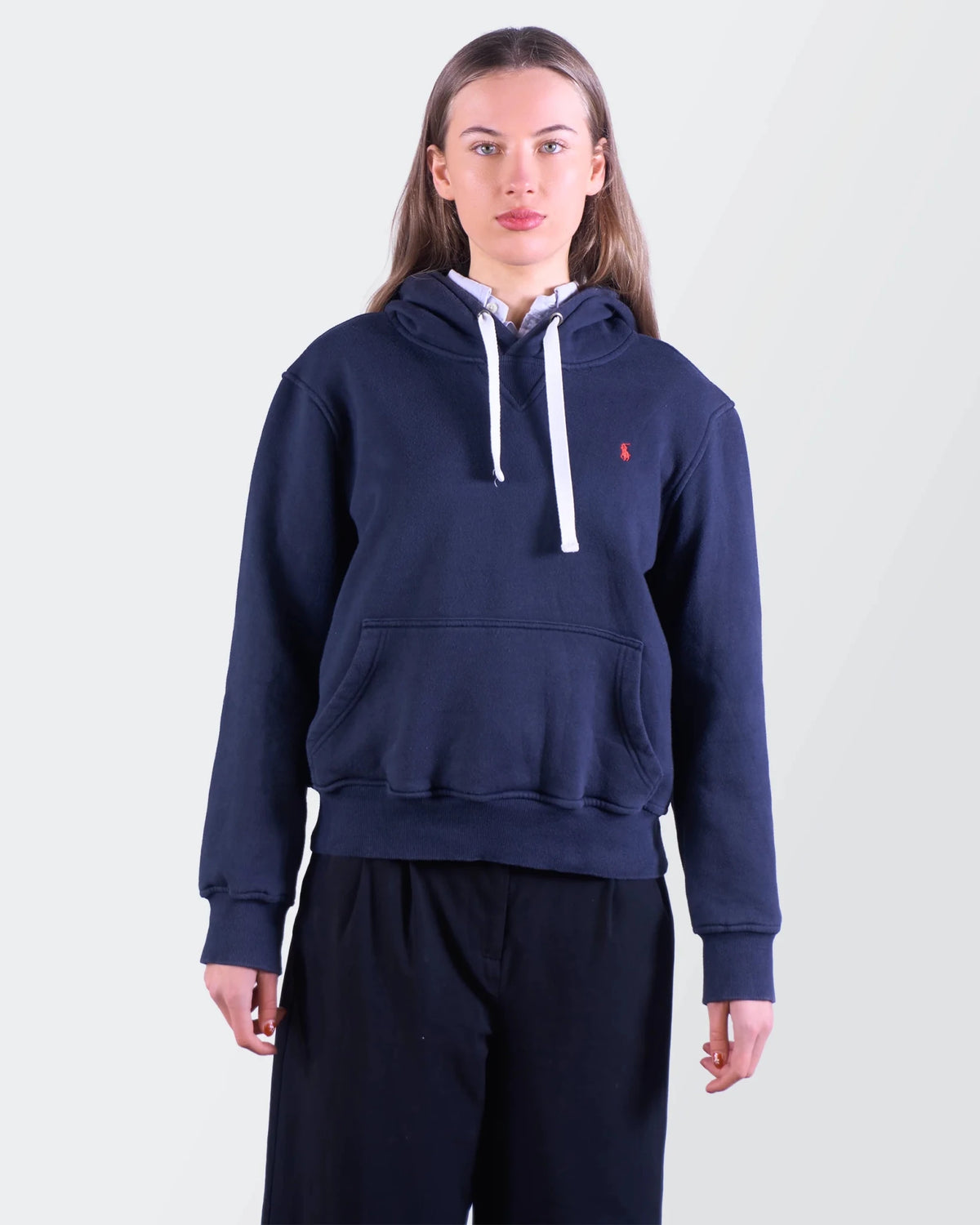 Ralph Lauren Navy Hoodie - S