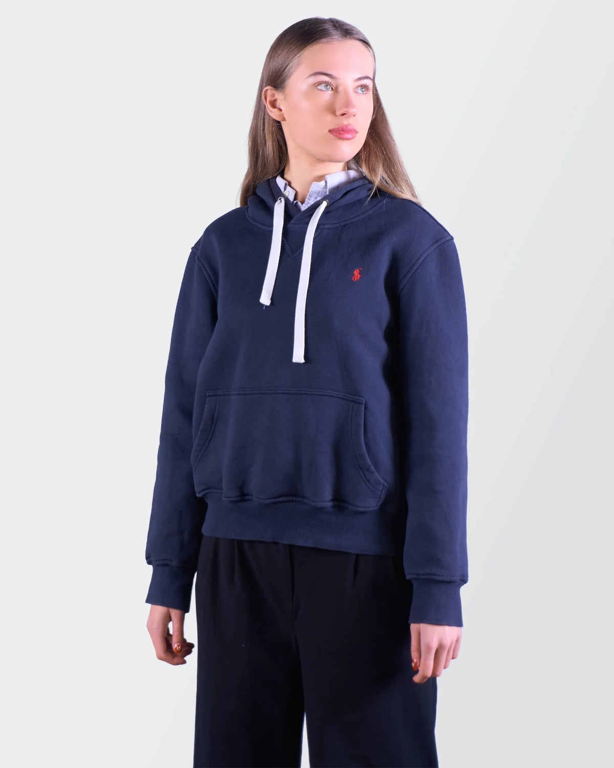 Ralph Lauren Navy Hoodie - S