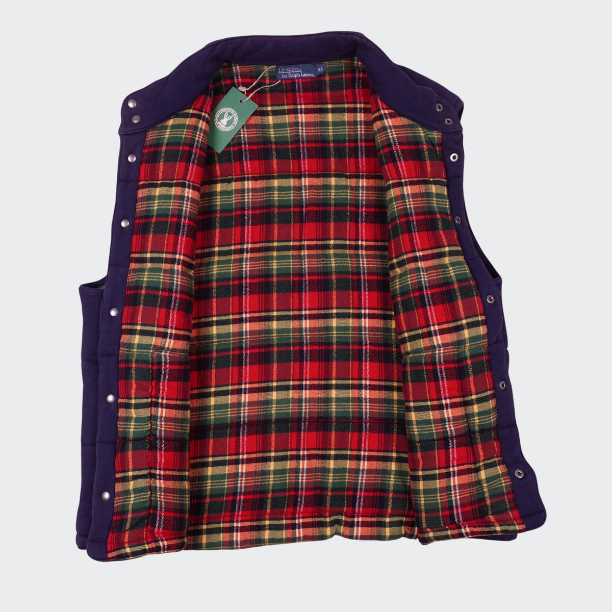 Ralph Lauren Navy Puffer Vest - XL