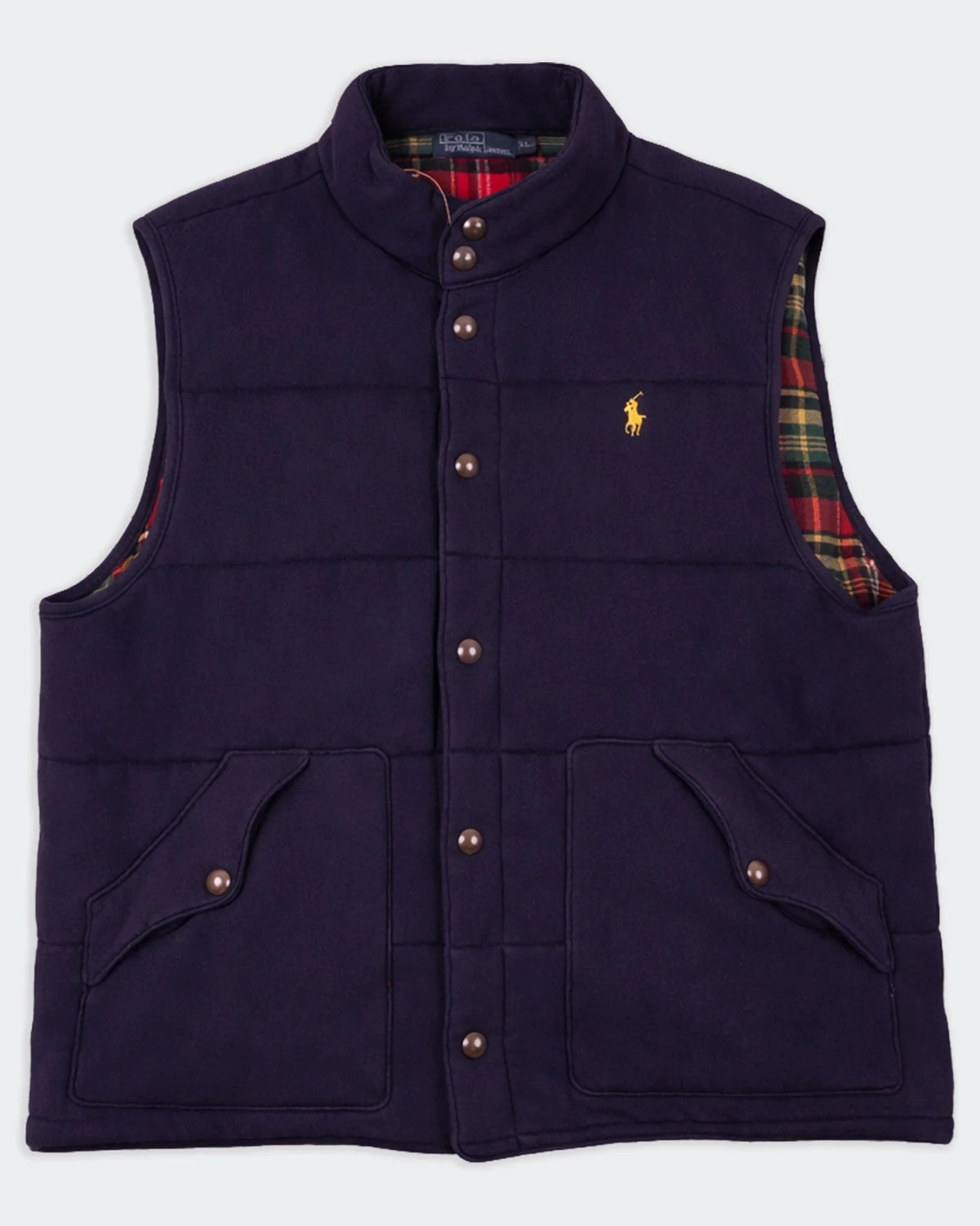 Ralph Lauren Navy Puffer Vest - XL